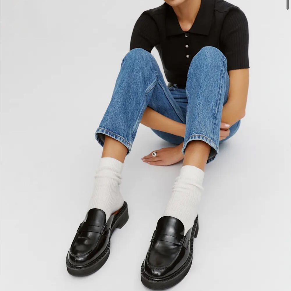Reformation Angie Loafer Mule